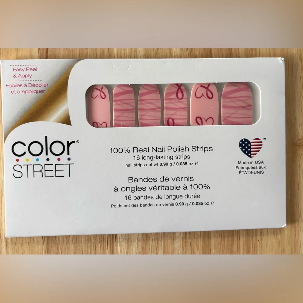 Color Street Nail Strips 100% Real Polish Press On Nails /Choose Hope